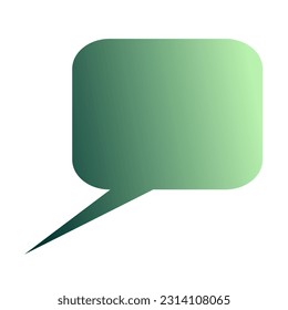 Callout Gradient Art Vector Design