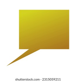 Callout Gradient Art Vector Design