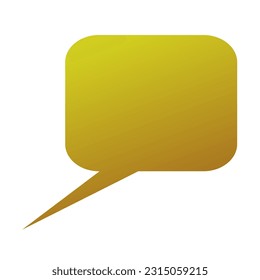 Callout Gradient Art Vector Design