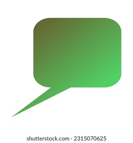 Callout Gradient Art Vector Design