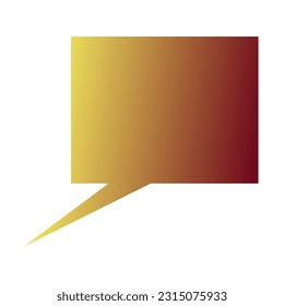 Callout Gradient Art Vector Design