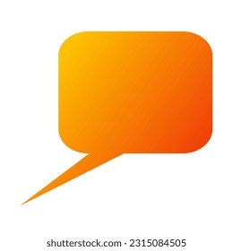 Callout Gradient Art Vector Design