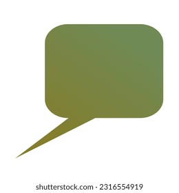 Callout Gradient Art Vector Design