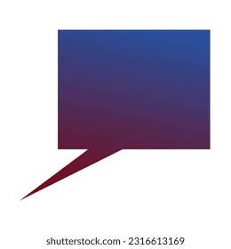Callout Gradient Art Vector Design