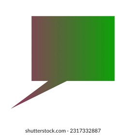 Callout Gradient Art Vector Design