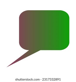 Callout Gradient Art Vector Design