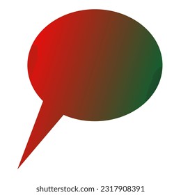 Callout Gradient Art Vector Design