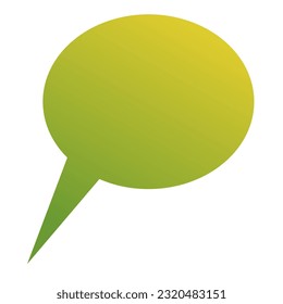 Callout Gradient Art Vector Design