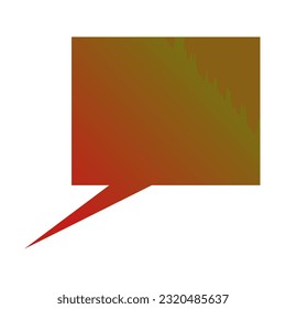 Callout Gradient Art Vector Design