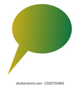 Callout Gradient Art Vector Design