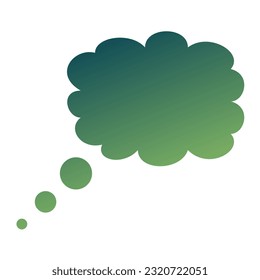 Callout Gradient Art Vector Design