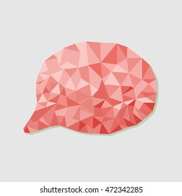 callout  low poly sphere design