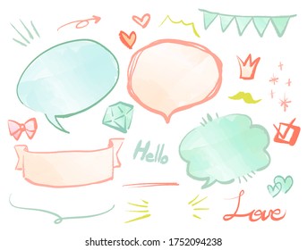 Callout patterns with different shapes