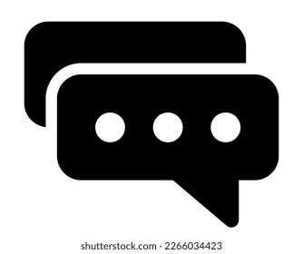 Callout. Speech bubble. Speech balloon. Dialogue Clouds. Vector clipart isolated on white background.	