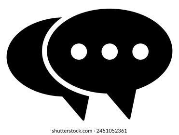 Callout. Speech bubble. Speech balloon. Dialogue Clouds. Vector clipart isolated on white background. 