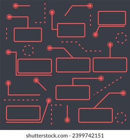 Callout Square Infographic Element. Perfect for presentations, reports, or educational materials, this versatile graphic brings clarity and style to your content