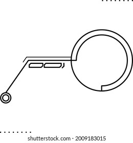Callouts title, bar label, call box bar  vector illustration