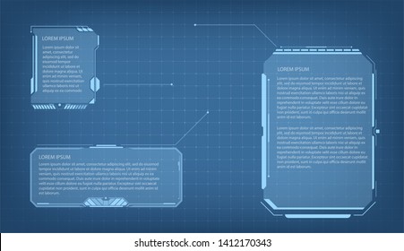 Callouts titles. Callout bar labels, information call box bars and modern digital info boxes layout templates. Digital callouts titles. Set of vector templates, modern banners of lower third.