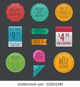 Call-To-Action Badges and Labels