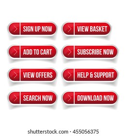 Call-To-Action Buttons vector