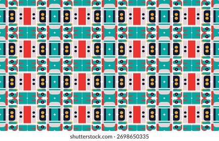 Padrão sem emenda abstrato calmo com gradiente suave e fluxo suave