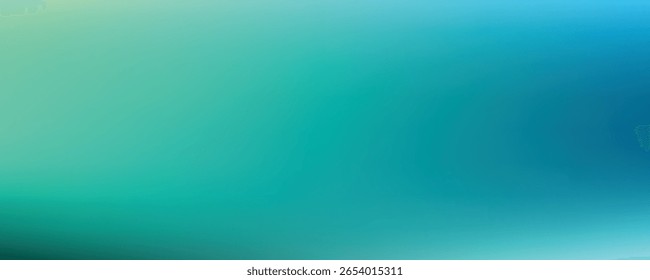 Calma aqua gradiente que mezcla tonos azules y verdes con un diseño de atmósfera suave y relajante