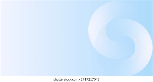 Fundo Abstrato Azul Calmo Com Gradiente Suave E Design De Espiral Circular