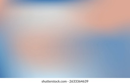 Fondo de degradado de pastel azul tranquilo. Desenfoque Abstractas suave para un diseño minimalista. Fondo líquido Abstractas. Diseño de Vector de efecto de malla degradada. Diseño para cubiertas de Web, Anuncios publicitarios, carteles, folletos.