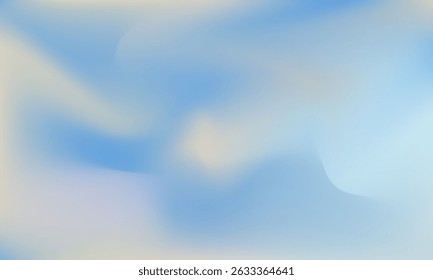 Fondo de degradado de pastel azul tranquilo. Desenfoque Abstractas suave para un diseño minimalista. Fondo líquido Abstractas. Diseño de Vector de efecto de malla degradada. Diseño para cubiertas de Web, Anuncios publicitarios, carteles, folletos.