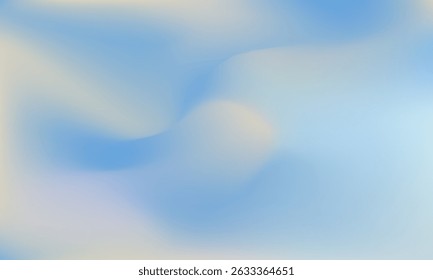 Fondo de degradado de pastel azul tranquilo. Desenfoque Abstractas suave para un diseño minimalista. Fondo líquido Abstractas. Diseño de Vector de efecto de malla degradada. Diseño para cubiertas de Web, Anuncios publicitarios, carteles, folletos.