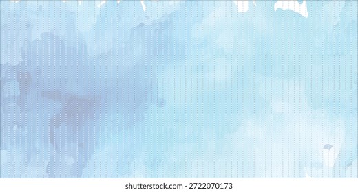 Fondo azul tranquilo del cielo con las nubes y el patrón sutil de la línea de la Vertical para los proyectos de diseño