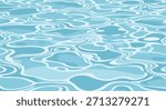 Calm, blue water surface background with gentle ripples and light reflections, creating a serene and refreshing abstract texture.