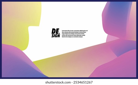 Fondo abstracto geométrico de color tranquilo con Vector de área espacial