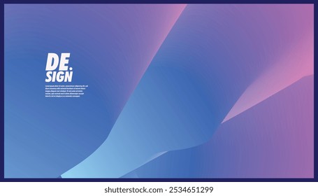 Calm colored geometric abstract background with space area vector