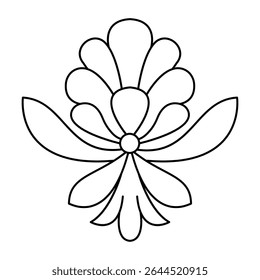 Movimiento Floral Tranquilo A Través De Capas Equilibradas
