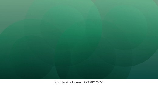 Calm Green Abstract Background With Circular Overlays For Modern Design And Nature Themes eps10
