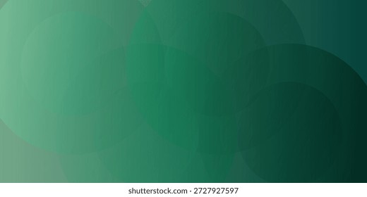 Calm Green Abstract Background With Circular Overlays For Modern Design And Nature Themes