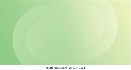 Fondo Abstractas verde tranquilo del gradiente con las Formas circulares suaves para el diseño moderno eps10