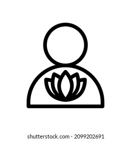 gráfico vectorial de ilustración de icono calmado
