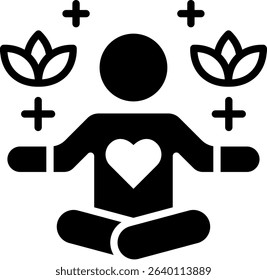 Calm Icon Mixed Vector Illustration