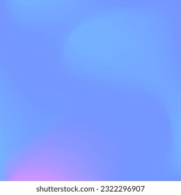 Calm Liquid Sunset Pastel Sky Smooth Surface. Lavender Curve Wavy Fluid Blue Wallpaper. Cold Pink Water Violet Color Gradient Background. Blurred Dynamic Light Sunrise Indigo Swirl Gradient Mesh.