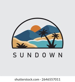 A calm, nature-inspired scene or composition for lifestyle branding, clothing prints, and wellness visuals.
