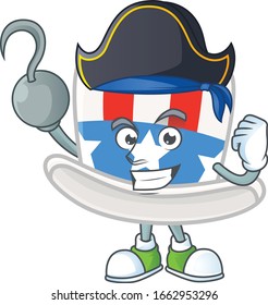 Einhandgemusterte Maskottentechnik aus Piratensalat mit Hut