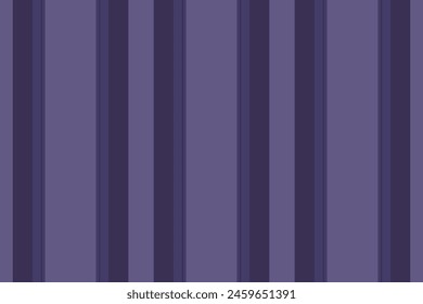 Ruhiges Muster Textilstreifen, 20er Jahre Vektorgrafik Linien Stoff. Nahtlose Textur im königlichen Hintergrund vertikal in Indigo-Farbe.