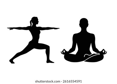 calm and peaceful yoga posture for stress relief