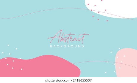 A calm and pleasing design with soft pastel colors blending together for a tranquil and gentle background. Vector File or Editable