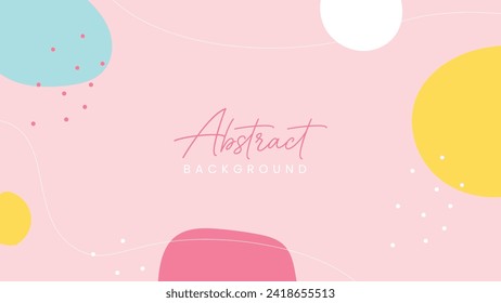 A calm and pleasing design with soft pastel colors blending together for a tranquil and gentle background. Vector File or Editable