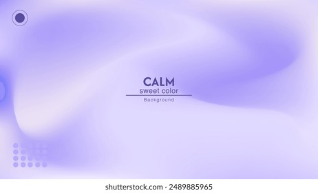 Calm purple gradient soft abstract combination background. Minimalist pastel color design.