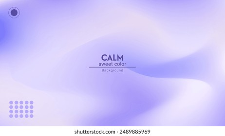 Fondo de combinación abstracto suave de gradiente púrpura tranquilo. Diseño minimalista en color pastel.