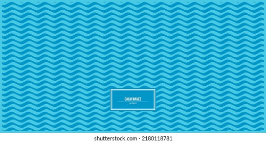 calm sea waves simple pattern